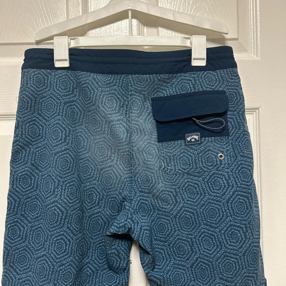 billabong Men’s Blue Swin Shorts Size 32 - Picture 7 of 10